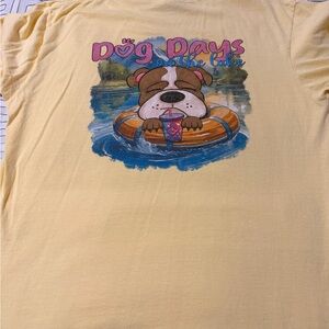 Comfort Colors Yellow Dog Days Lake T-Shirt
